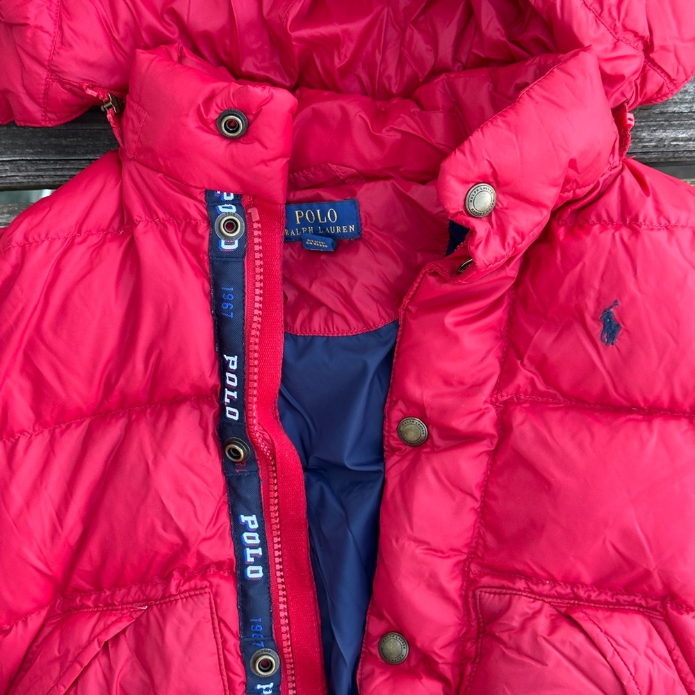 Polo by Ralph Lauren Kids Vibrant Red Puffer Coat